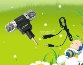 For Sony ECM DS70P Stereo PC Mini Microphone Free Cable