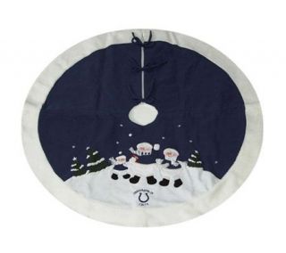 NFL Indianapolis Colts Snowman Tree Skirt —