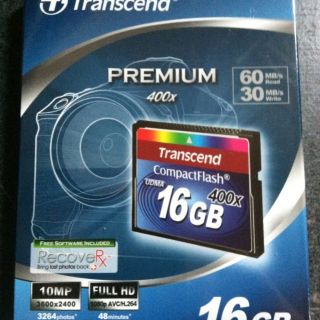 Transcend 16GB Compact Flash Card