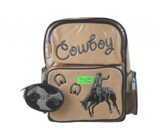 Western Chief Kids Cowboy Water Resistant Backpack w/Pouch —