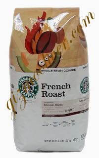 Starbucks French Roast Whole Bean Coffee 40 oz 2 5 lb 1 13 KG 20