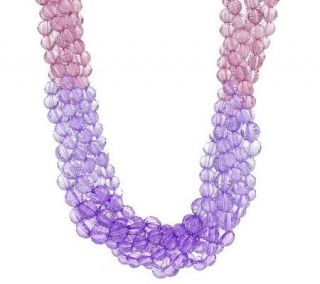 Joan Rivers Gradient Color Torsade 20 Necklace w/3 Extender