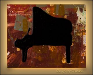  Abstract Painting Large Modern Art by CGUEDEZ Piano Concerto