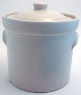 Pfaltzgraff Yorktowne Pottery Cookie Jar Blue Gray Crock