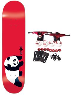 Enjoi Skateboards Red OG Panda Complete Skateboard 7 6