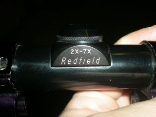  Vintage Redfield 2x7 Wideview Rifle Scope
