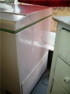 vintage 1950 s pink frigidaire chest freezer