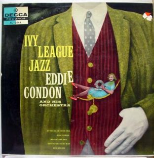 eddie condon ivy league jazz label decca records format 33 rpm 12 lp