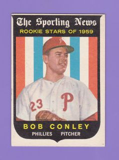  1959 Topps Bob Conley 121 Phillies EX EX 4121