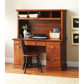 Computer Workstation Desk and Hutch 30 Day Returns New