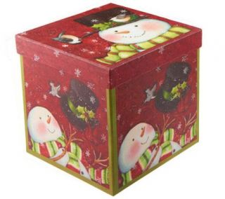 Susan Winget Set of 6 Stacking Holiday Boxes by Valerie —