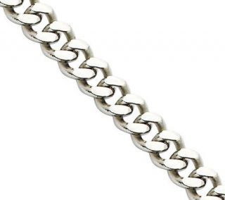 Steel by Design 30 Polished Curb Chain Necklace —