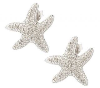 AffinityDiamond 1/3 ct tw Sterling Starfish Stud Earrings —