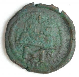  Empire Leo IV The Khazar with Constantine VI AE Follis