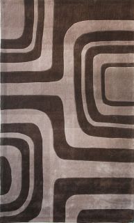 Contemporary Area Rugs New Carpet Maize Hand Tufted Thick Brown 6