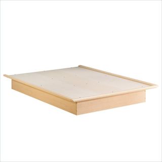 Copley Platform Full Queen Frame Only Light Maple Finish Bed