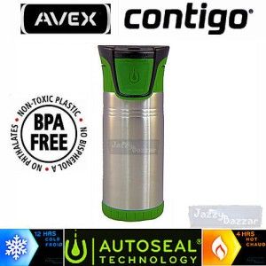 Contigo Autoseal Insulated Coffee Travel Mug Eco Thermos Stainless