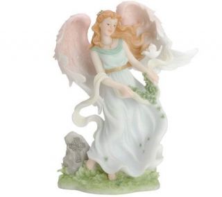 Seraphim Classics   Maureen   Irish Heart Figurine by Roman — 