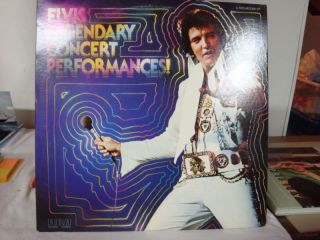 Elvis Legendary Concert Performances 2 LP Set