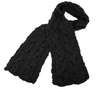 San Diego Hat Co. Womens Cable Knit Scarf —