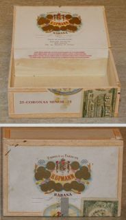 Cigar Box H Upmann Coronas Minor Habana