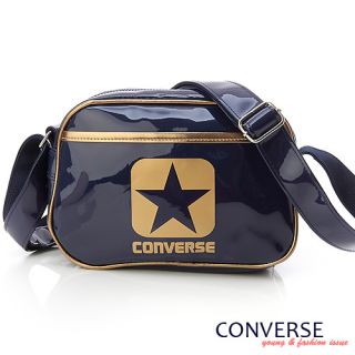 Converse Unisex Small PVC Messenger Shoulder Bag Blue