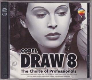 Corel Draw 8 Drawing Program for Windows