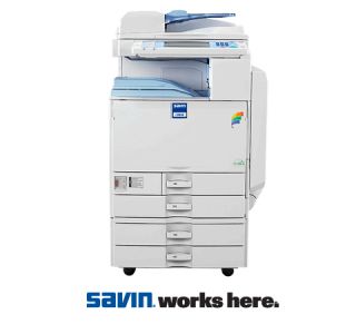 Savin C2525 Color Copier with Feed Stand 225K Copies