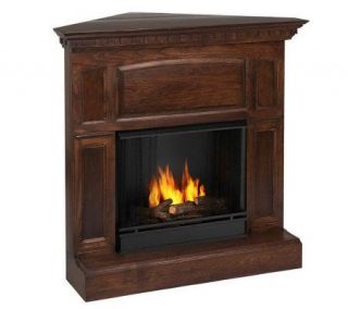 Real Flame Heritage Corner Gel Fireplace —