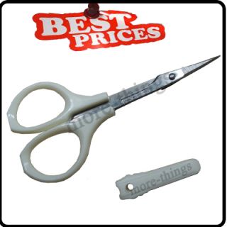  Curved Edge Eyebrow Hair Scissors Cutter Trimming Makeup Tools