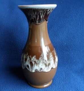 Cornishware Brown Slipware Vase
