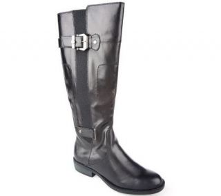 White Mountain Tall Shaft Riding Boots with Side Goring —