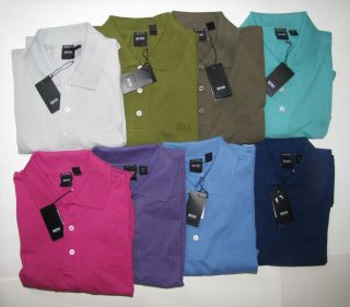 Hugo Boss Ferraram Pima Cotton Polo Shirts Sizes s M L XL XXL 100