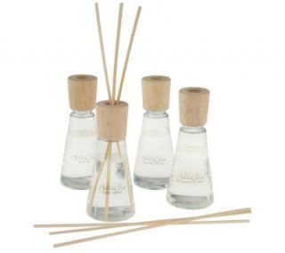 Bella Casa Set of 4 Fragrant Mini Reed Diffusers —