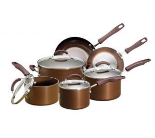 EarthPan Plus 10 Piece Cookware Set   Bronze   K298547