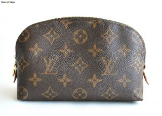 Authentic LOUIS VUITTON Monogram Pochette Cosmetique Cosmetic Bag
