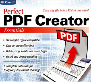Brand New Computer PC Software Program Perfect PDF Creator