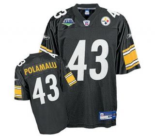 NFL Steelers Polamalu Super Bowl XLIII Youth Team Color Jersey