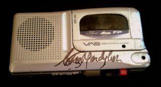 SAW 2 TAPE RECORDER AUTOGRAPHED BY COSTAS MANDYLOR (HOFFMAN)