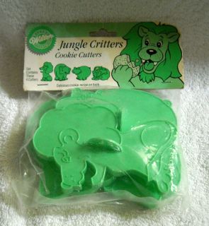Wilton Jungle Critters Cookie Cutters Lion Hippo