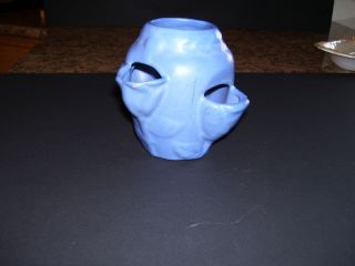 Vintage Niloak Strawberry Planter Country Blue in Color