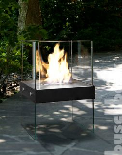 BUSCHBECK Square Ethanol Indoor / Outdoor Fireplace + FREE Fuel