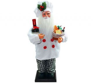 Santa with Wine and Cheese by Santas Workshop —