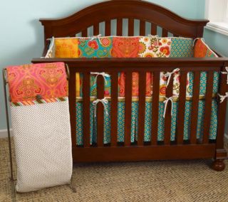 Selby by Cotton Tale Designs Gypsy 4 Piece Crib Bedding Set New Aqua