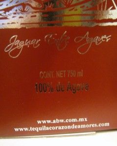 Corazon de Amores Tequila Anejo Handmade Unique Collector Edition