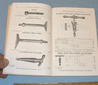Hyson Tool & Supply Co. Coopers Barrel Making Tools 1903 Catalog 1980
