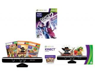 Kinect Sensor for Xbox 360 bundle w/ Dance Central 2 & More — 