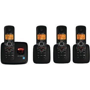 Motorola DECT 6 0 Cordless Home Phone 4 Wireless Handsets Answering