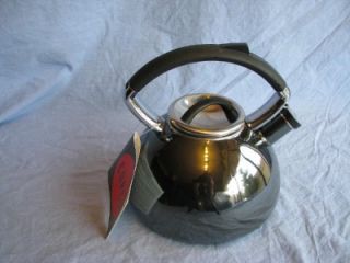 Copco Ultimo Porcelain TeaKettle Tea Pot Charcoal 2.5Qt NEW