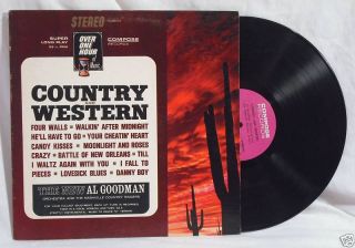 Vinyl LP Al Goodman Nashville Singers Country Western